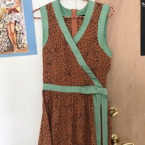 Dear Creatures Faux Wrap Dress